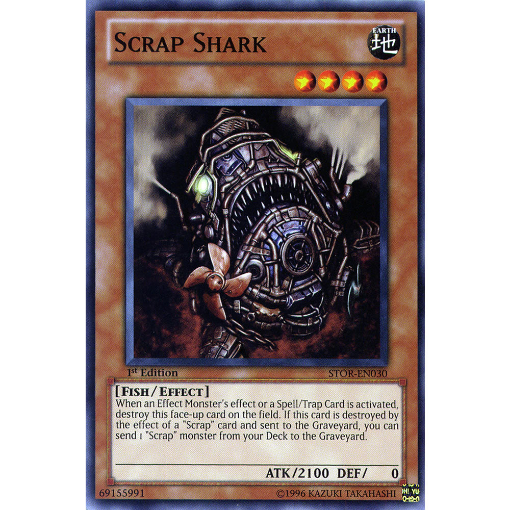 Scrap Shark STOR-EN030 Yu-Gi-Oh! Card from the Storm of Ragnarok Set