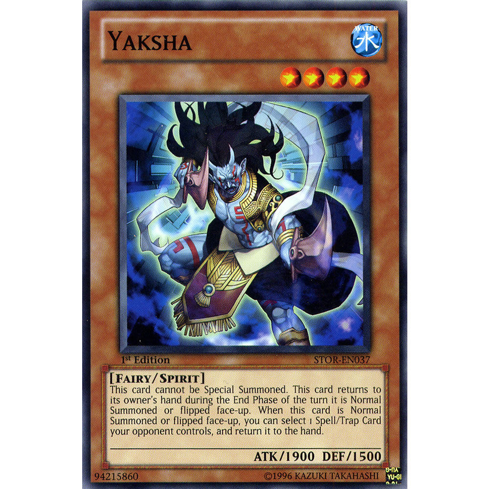 Yaksha STOR-EN037 Yu-Gi-Oh! Card from the Storm of Ragnarok Set