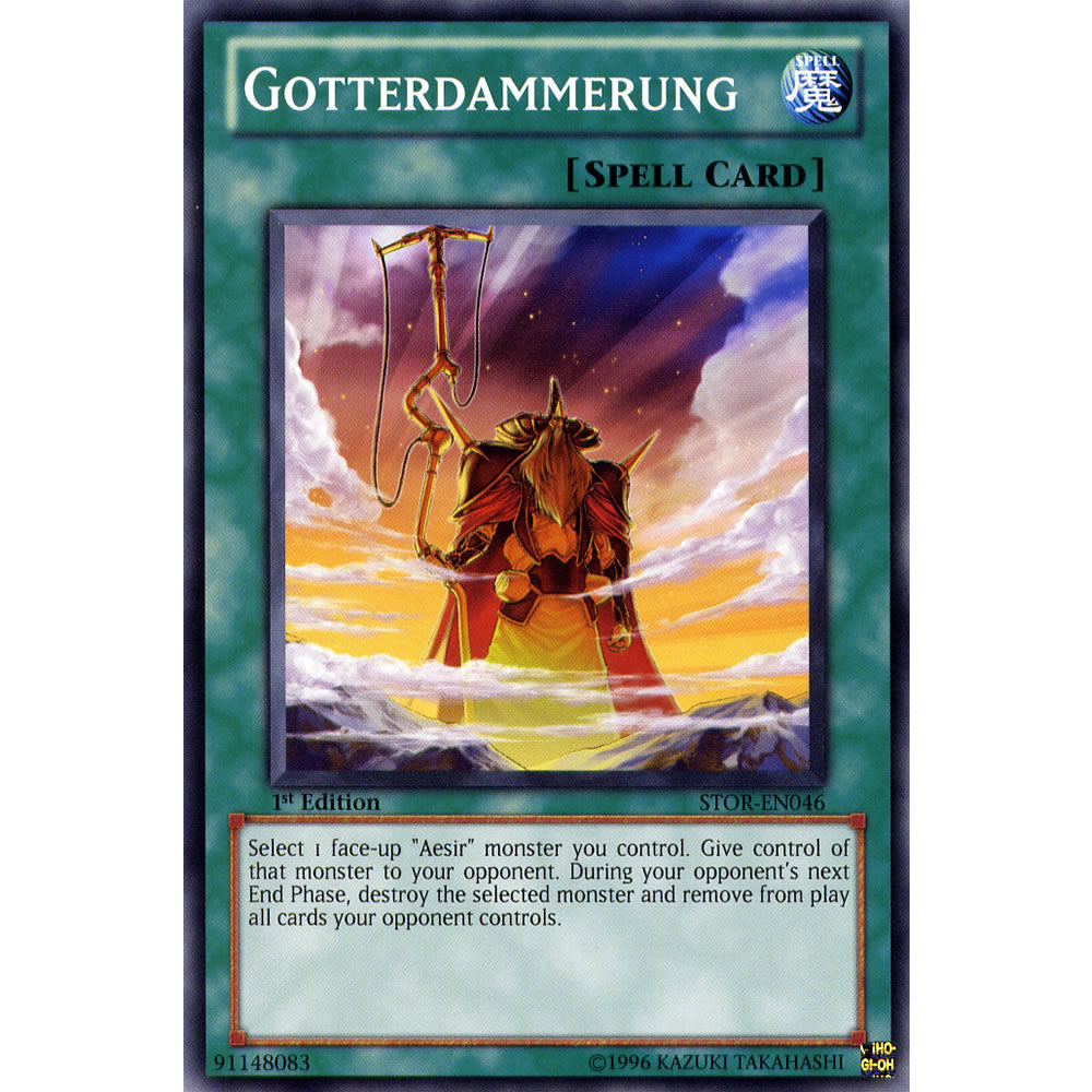Gotterdammerung STOR-EN046 Yu-Gi-Oh! Card from the Storm of Ragnarok Set
