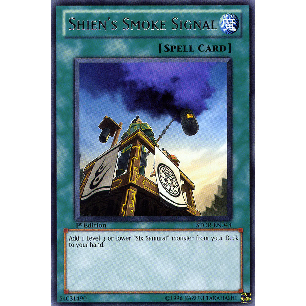 Shien's Smoke Signal STOR-EN048 Yu-Gi-Oh! Card from the Storm of Ragnarok Set