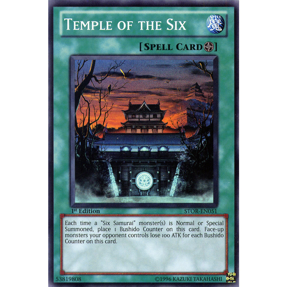 Temple of The Six STOR-EN051 Yu-Gi-Oh! Card from the Storm of Ragnarok Set