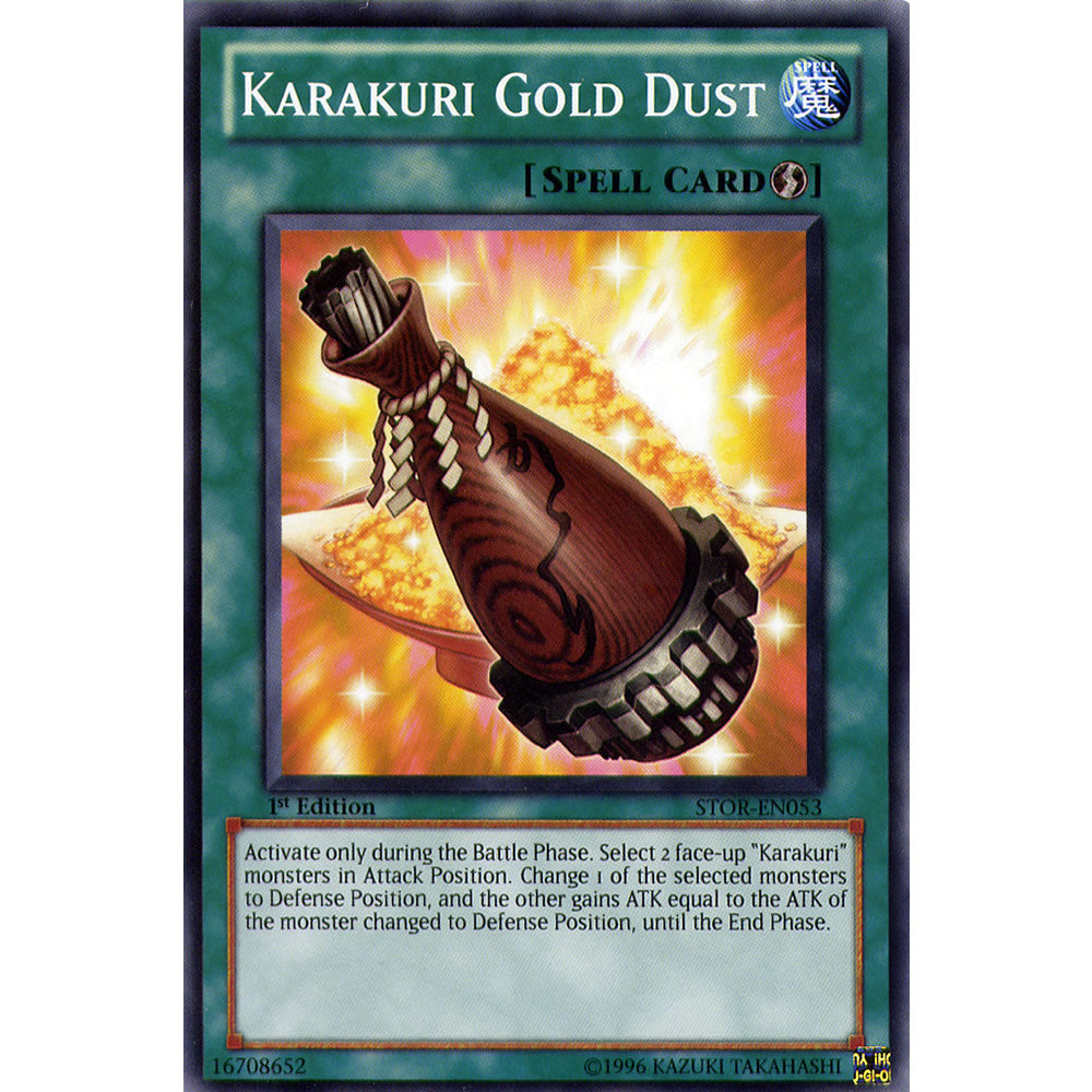 Karakuri Gold Dust STOR-EN053 Yu-Gi-Oh! Card from the Storm of Ragnarok Set