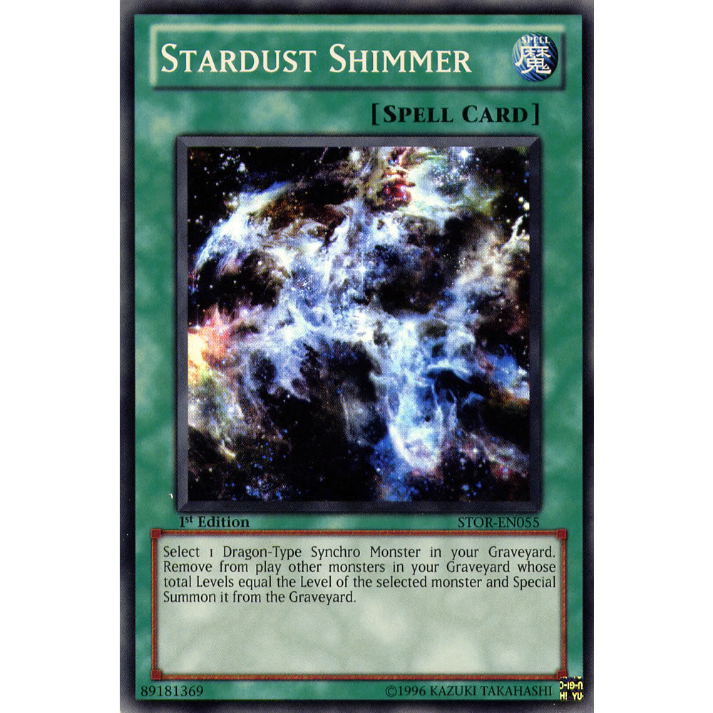 Stardust Shimmer STOR-EN055 Yu-Gi-Oh! Card from the Storm of Ragnarok Set