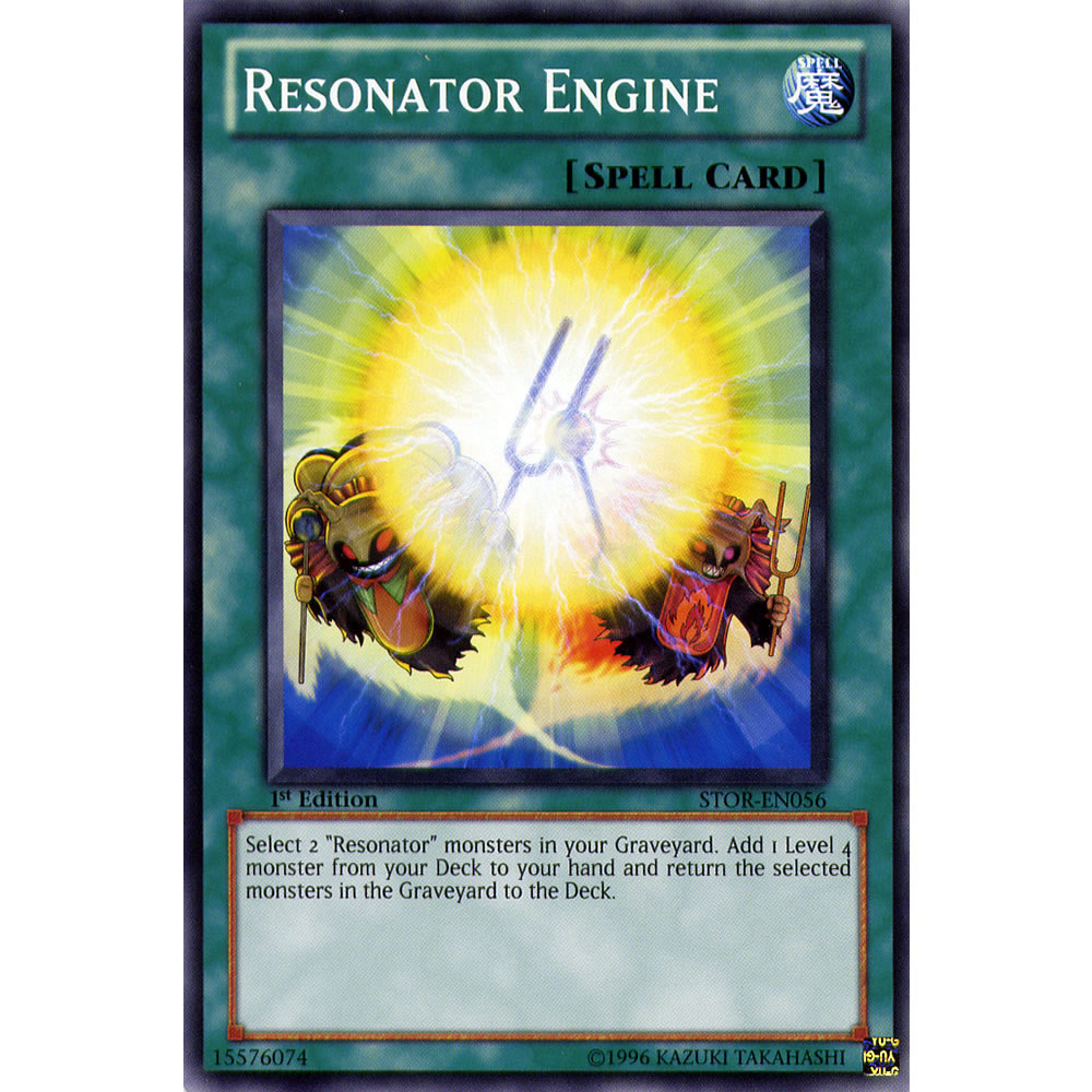 Resonator Engine STOR-EN056 Yu-Gi-Oh! Card from the Storm of Ragnarok Set