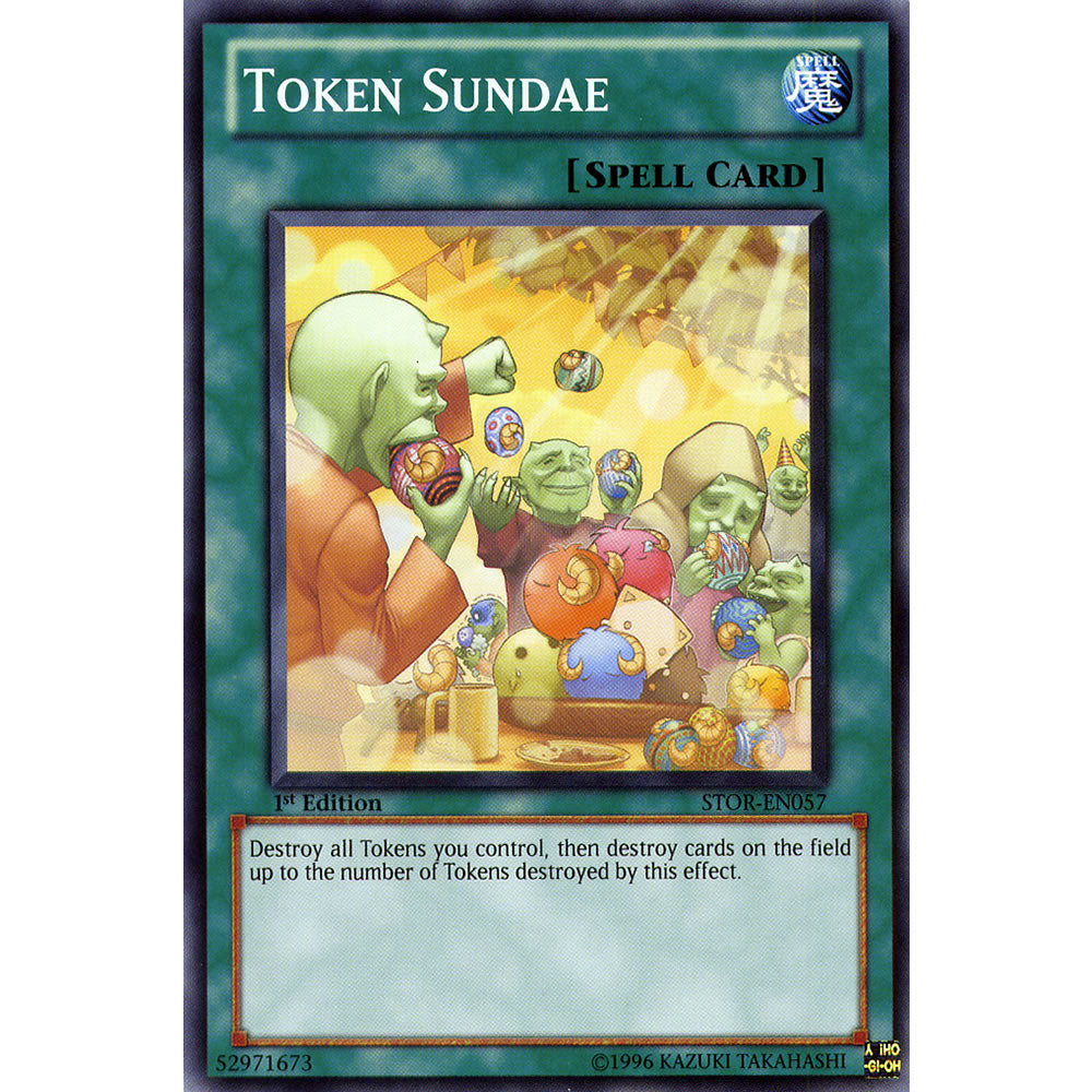 Token Sundae STOR-EN057 Yu-Gi-Oh! Card from the Storm of Ragnarok Set