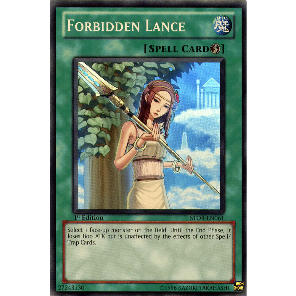 Forbidden Lance STOR-EN061 Yu-Gi-Oh! Card from the Storm of Ragnarok Set