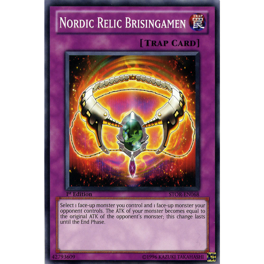 Nordic Relic Brisingamen STOR-EN068 Yu-Gi-Oh! Card from the Storm of Ragnarok Set