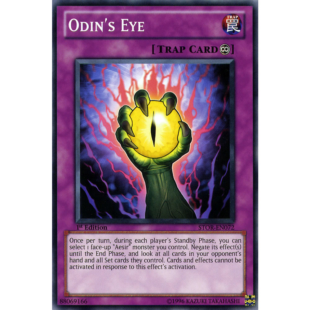 Odins Eye STOR-EN072 Yu-Gi-Oh! Card from the Storm of Ragnarok Set
