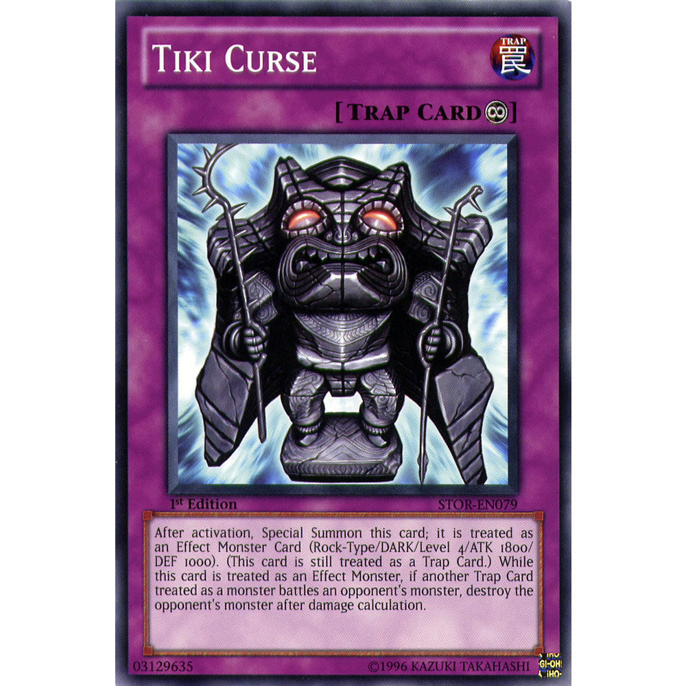 Tiki Curse STOR-EN079 Yu-Gi-Oh! Card from the Storm of Ragnarok Set