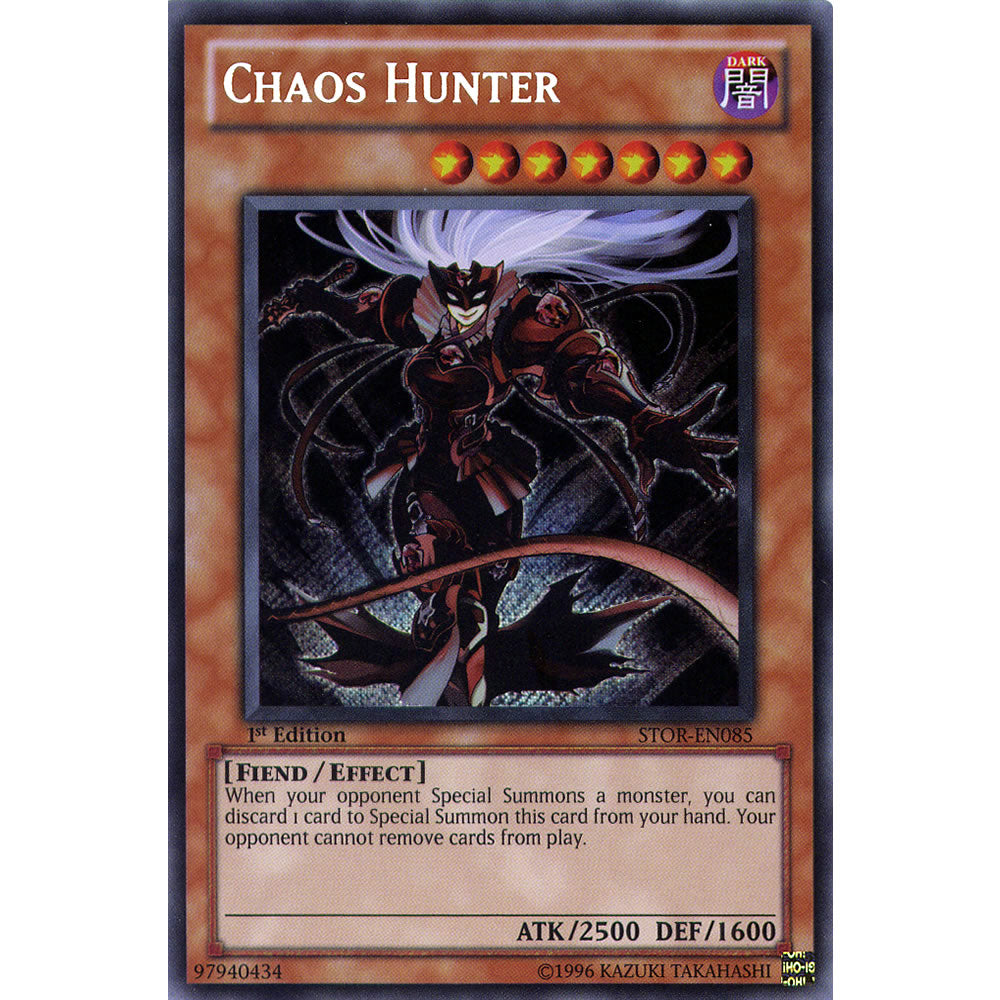 Chaos Hunter STOR-EN085 Yu-Gi-Oh! Card from the Storm of Ragnarok Set