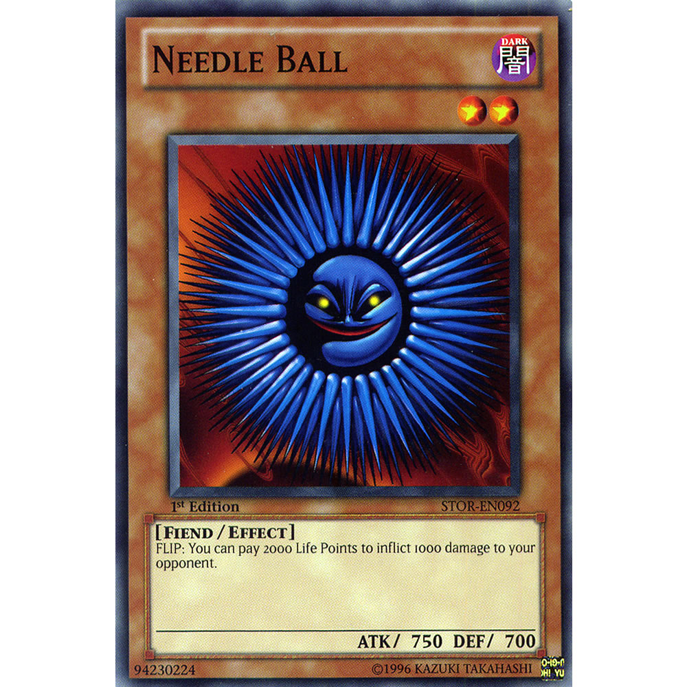 Needle Ball STOR-EN092 Yu-Gi-Oh! Card from the Storm of Ragnarok Set