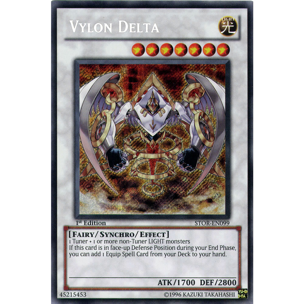 Vylon Delta STOR-EN099 Yu-Gi-Oh! Card from the Storm of Ragnarok Set
