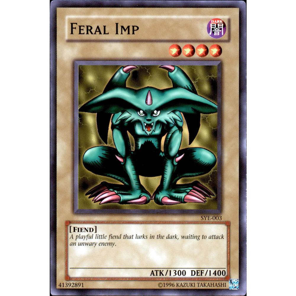 Feral Imp SYE-003 Yu-Gi-Oh! Card from the Yugi Evolution Set