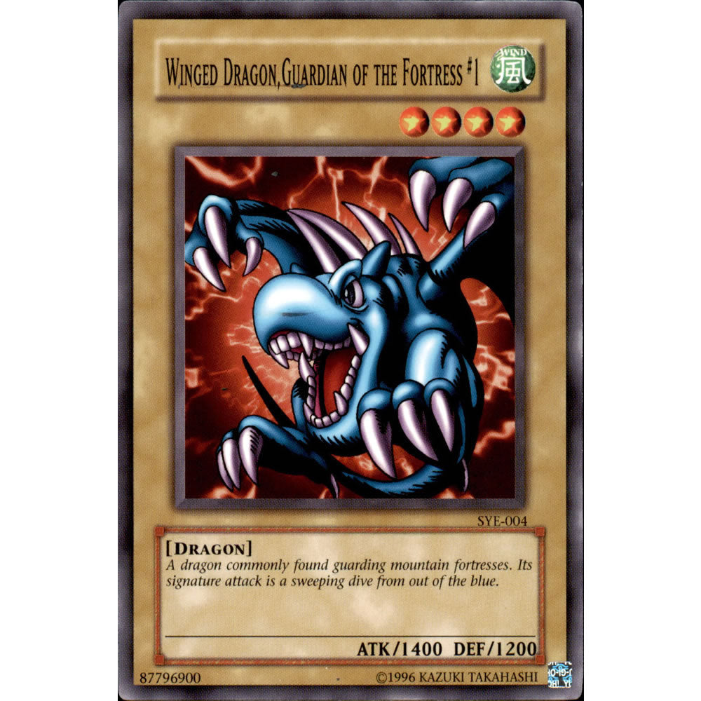 Winged Dragon, Guardian of the Fortress #1 SYE-004 Yu-Gi-Oh! Card from the Yugi Evolution Set