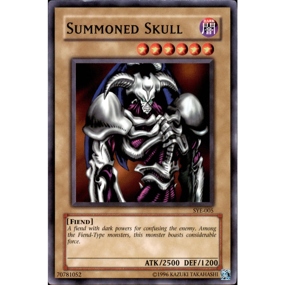 Summoned Skull SYE-005 Yu-Gi-Oh! Card from the Yugi Evolution Set