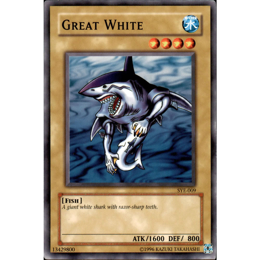 Great White SYE-009 Yu-Gi-Oh! Card from the Yugi Evolution Set