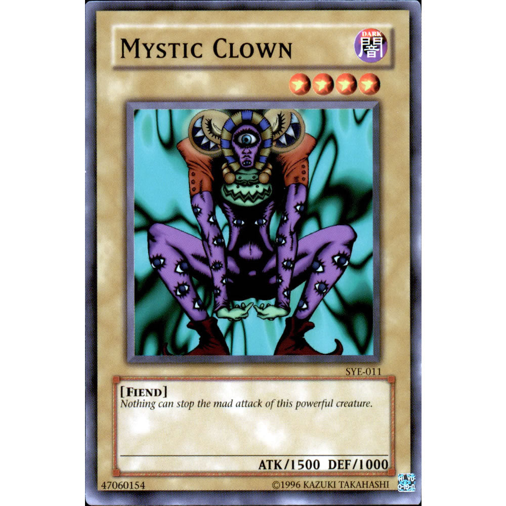 Mystic Clown SYE-011 Yu-Gi-Oh! Card from the Yugi Evolution Set