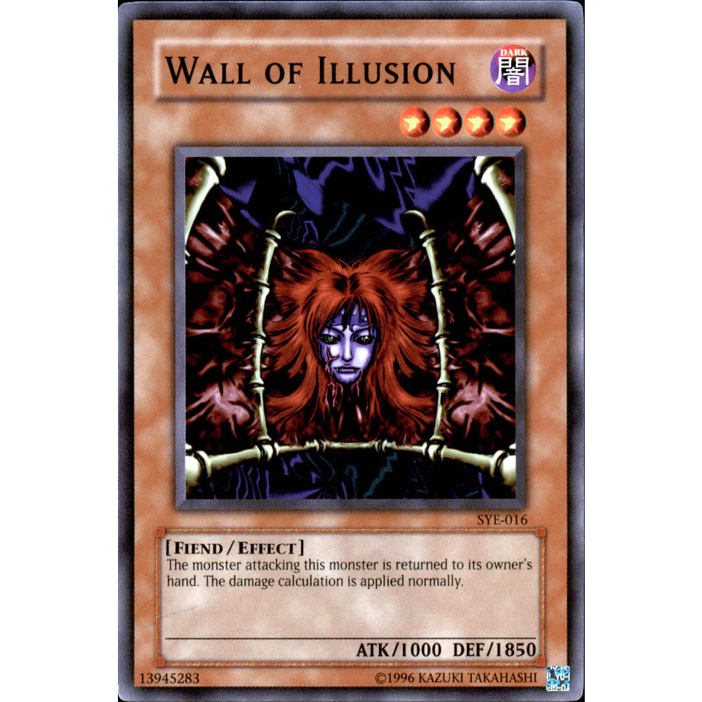 Wall of Illusion SYE-016 Yu-Gi-Oh! Card from the Yugi Evolution Set