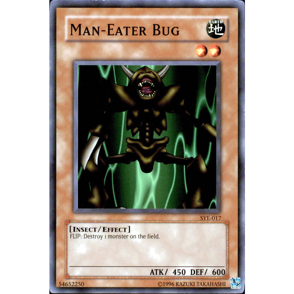 Man-Eater Bug SYE-017 Yu-Gi-Oh! Card from the Yugi Evolution Set