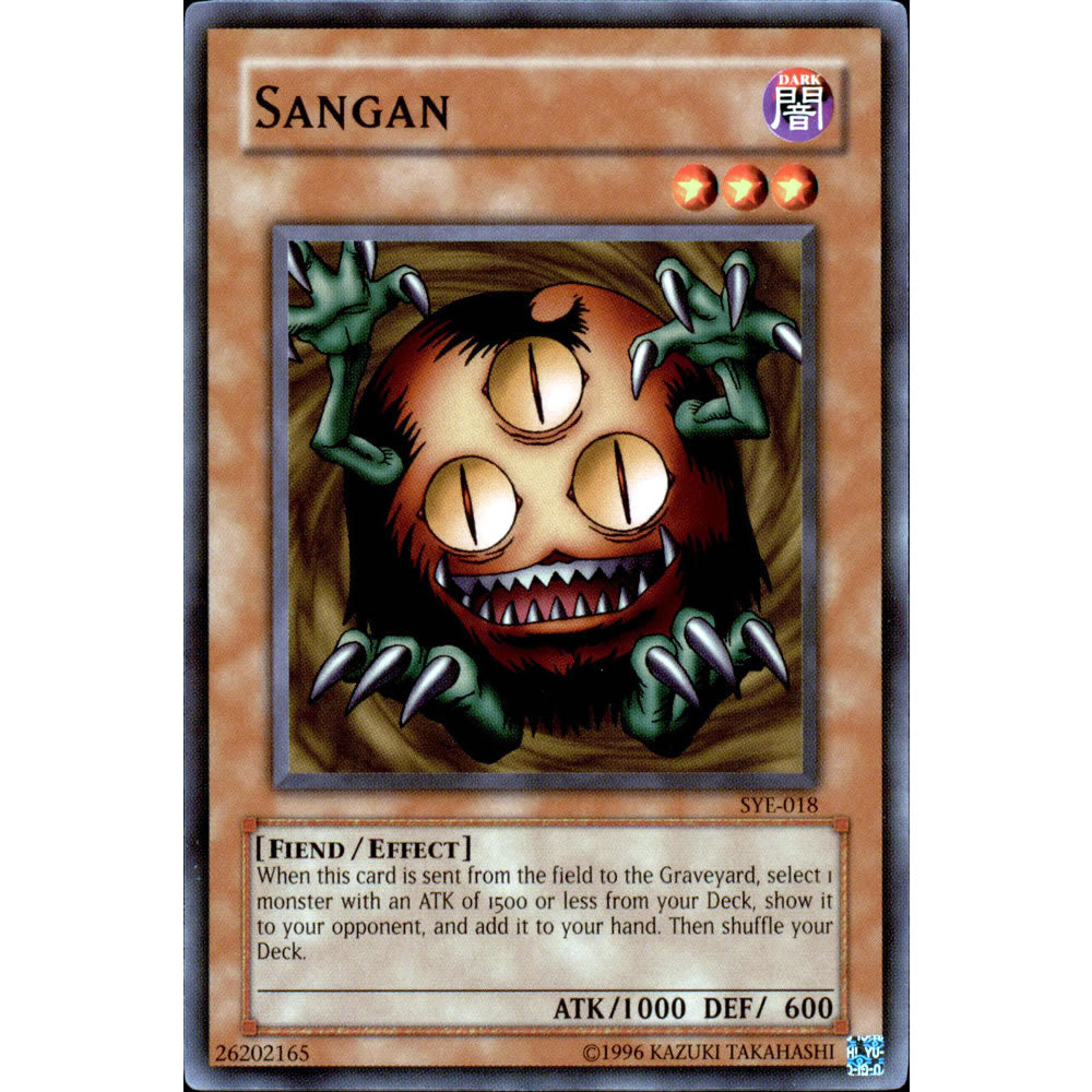 Sangan SYE-018 Yu-Gi-Oh! Card from the Yugi Evolution Set