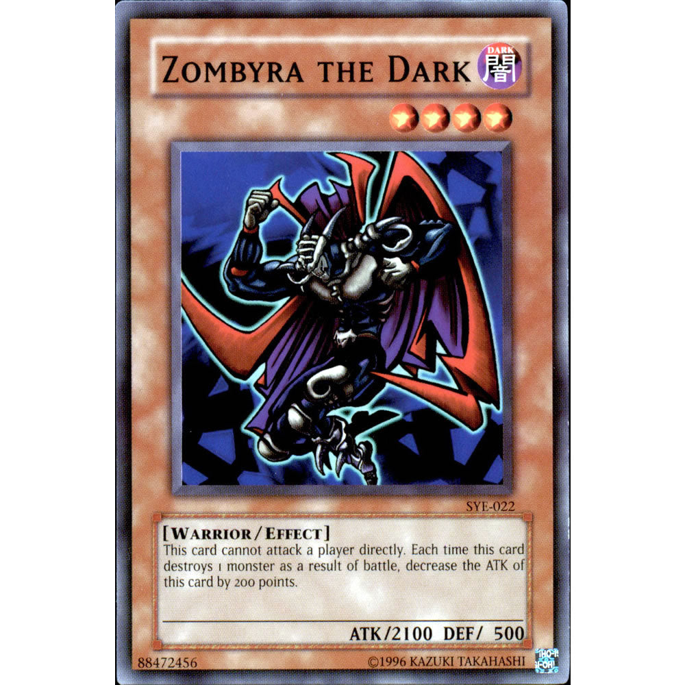 Zombyra the Dark SYE-022 Yu-Gi-Oh! Card from the Yugi Evolution Set