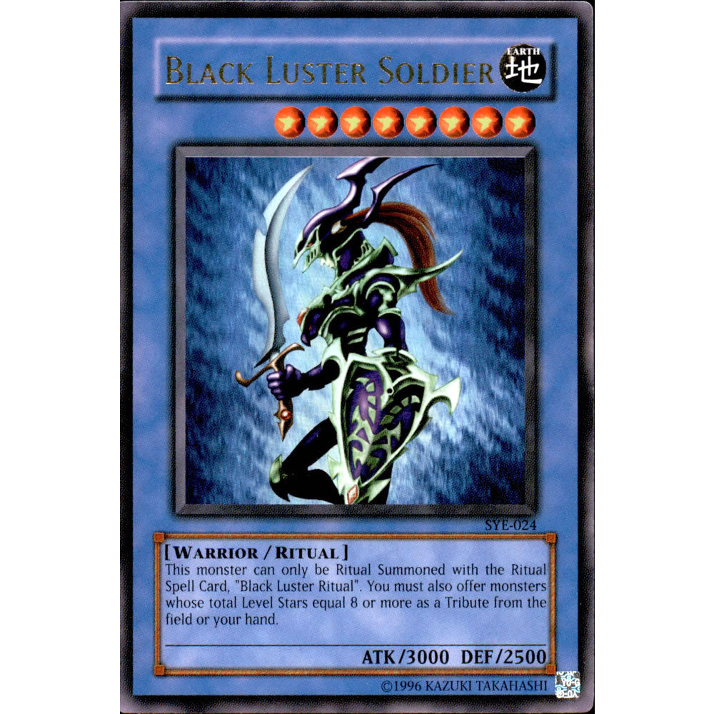 Black Luster Soldier SYE-024 Yu-Gi-Oh! Card from the Yugi Evolution Set