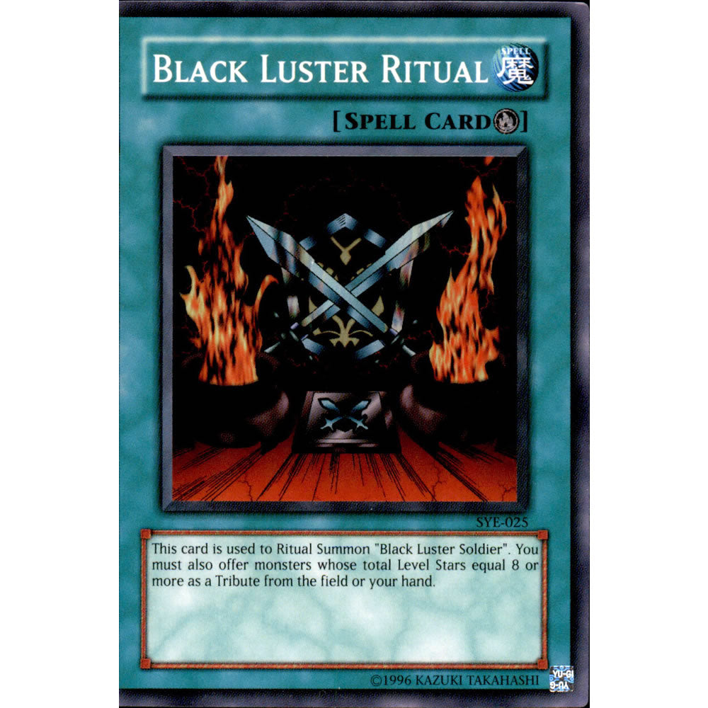Black Luster Ritual SYE-025 Yu-Gi-Oh! Card from the Yugi Evolution Set