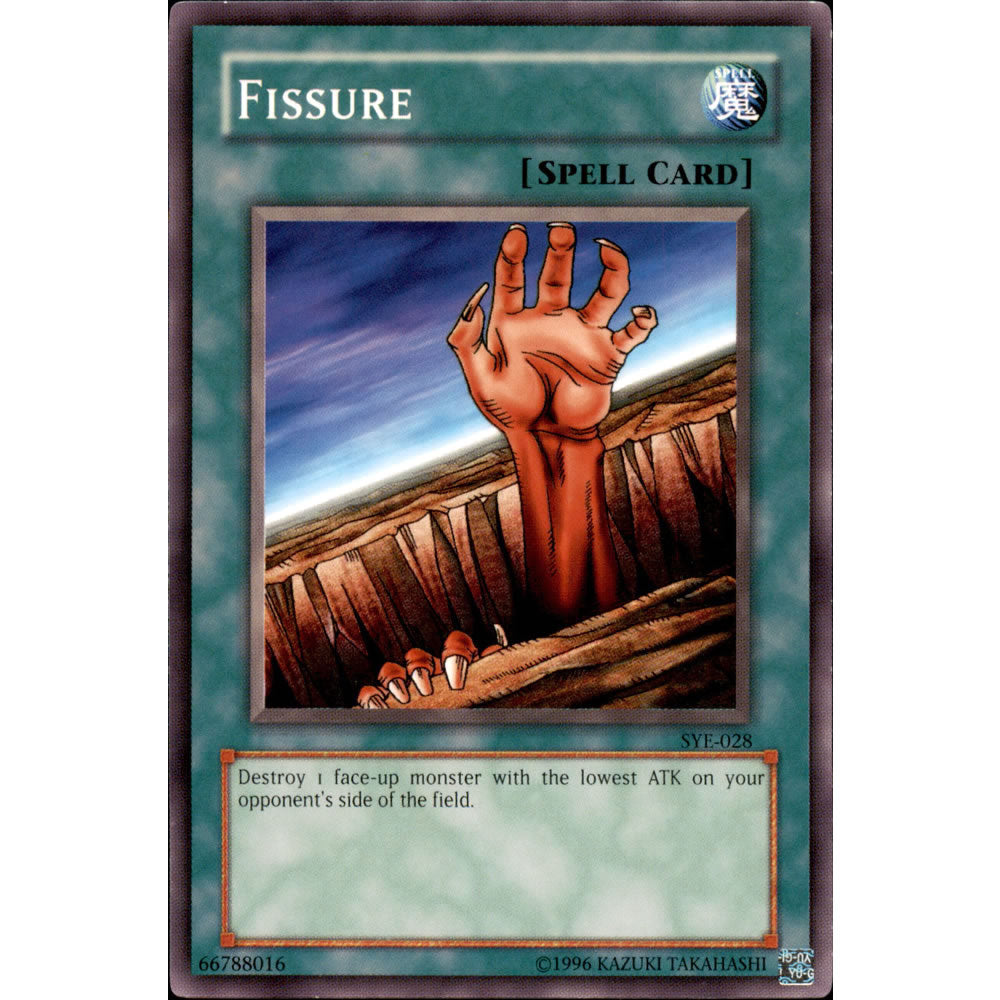 Fissure SYE-028 Yu-Gi-Oh! Card from the Yugi Evolution Set