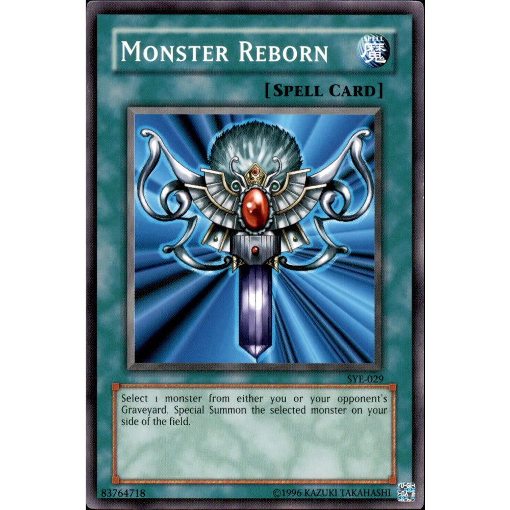 Monster Reborn SYE-029 Yu-Gi-Oh! Card from the Yugi Evolution Set