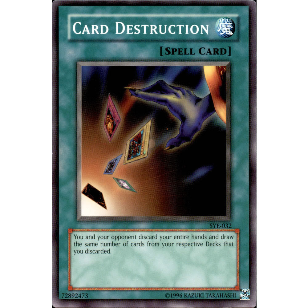 Card Destruction SYE-032 Yu-Gi-Oh! Card from the Yugi Evolution Set