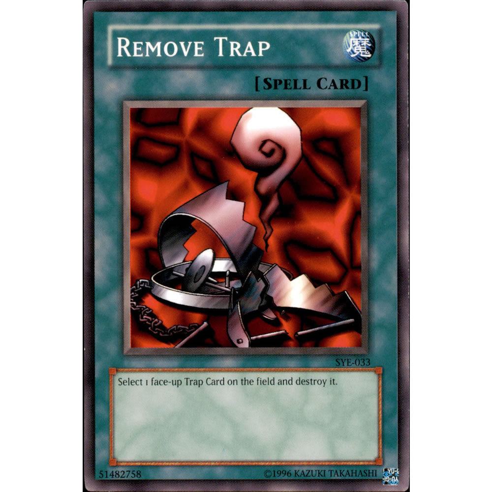 Remove Trap SYE-033 Yu-Gi-Oh! Card from the Yugi Evolution Set