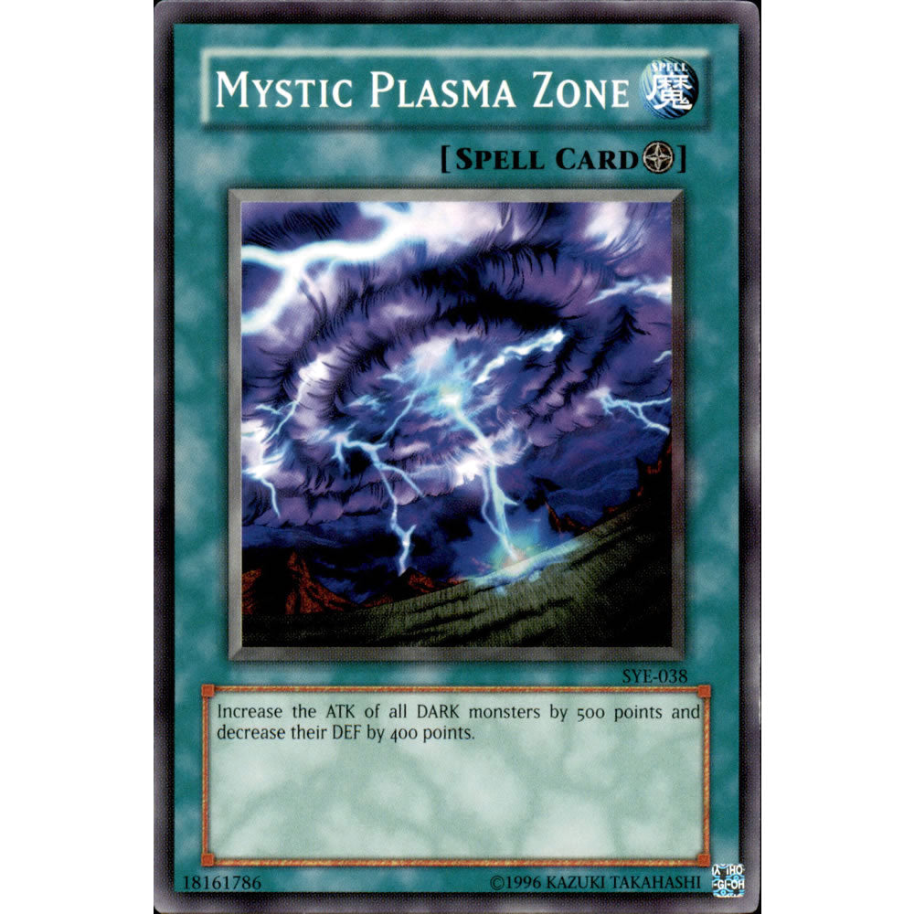 Mystic Plasma Zone SYE-038 Yu-Gi-Oh! Card from the Yugi Evolution Set