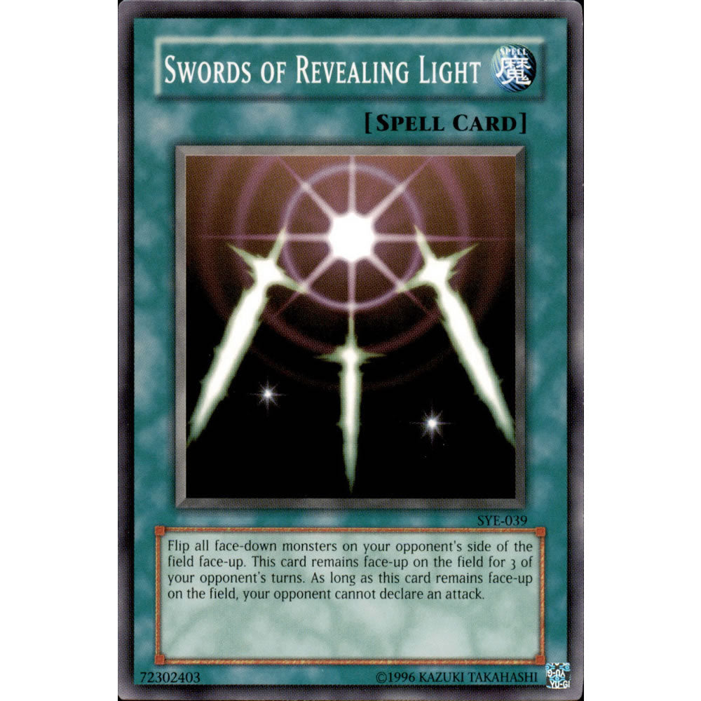 Swords of Revealing Light SYE-039 Yu-Gi-Oh! Card from the Yugi Evolution Set