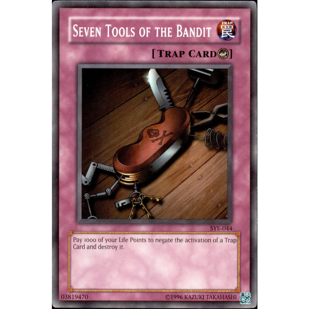 Seven Tools of the Bandit SYE-044 Yu-Gi-Oh! Card from the Yugi Evolution Set