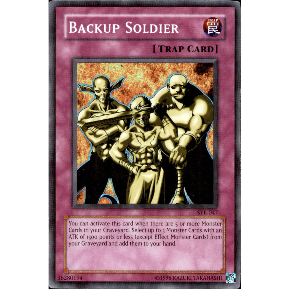 Backup Soldier SYE-047 Yu-Gi-Oh! Card from the Yugi Evolution Set
