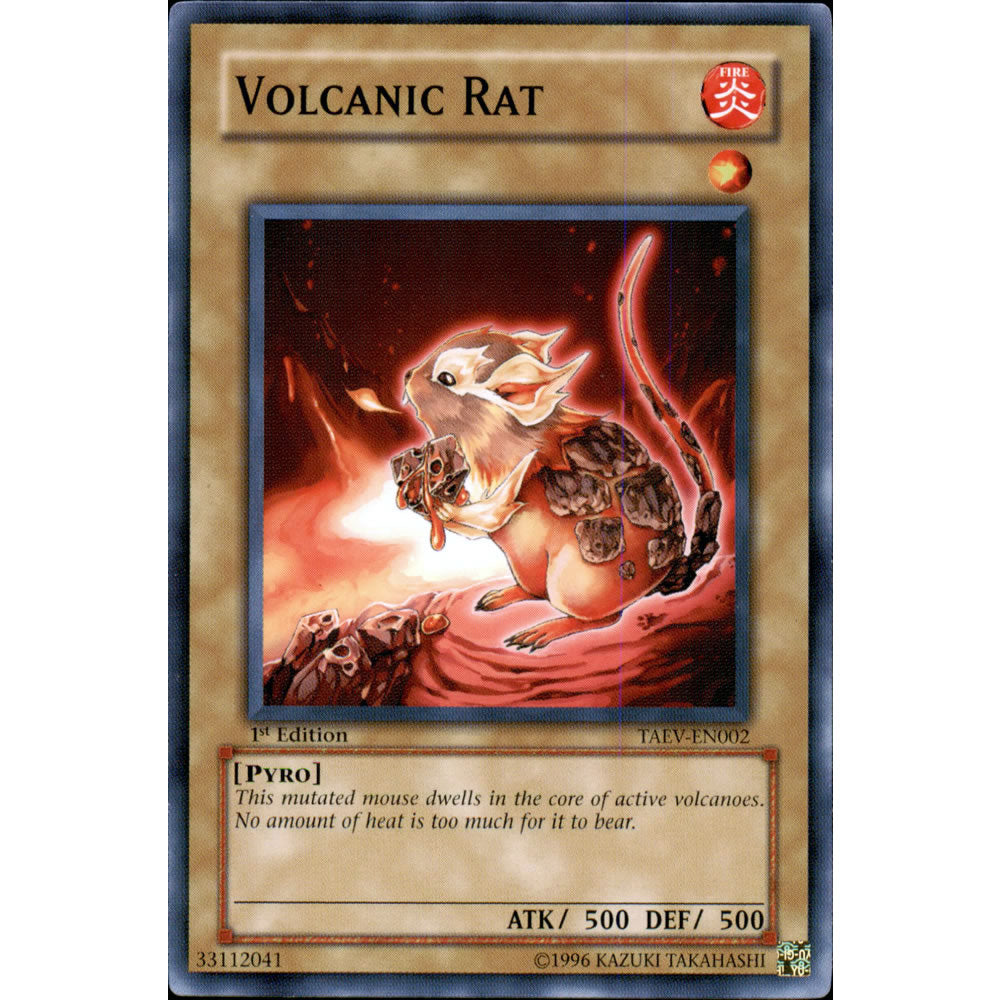 Volcanic Rat TAEV-EN002 Yu-Gi-Oh! Card from the Tactical Evolution Set