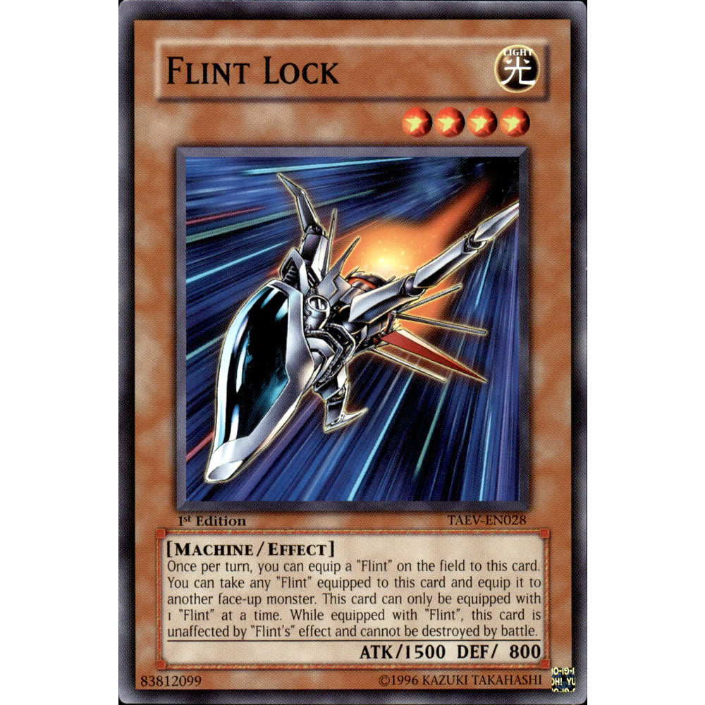 Flint Lock TAEV-EN028 Yu-Gi-Oh! Card from the Tactical Evolution Set
