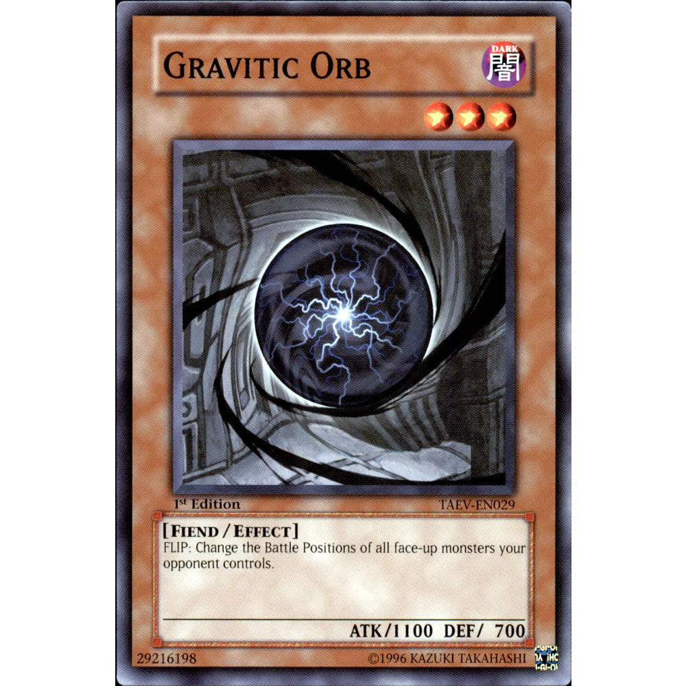 Gravitic Orb TAEV-EN029 Yu-Gi-Oh! Card from the Tactical Evolution Set
