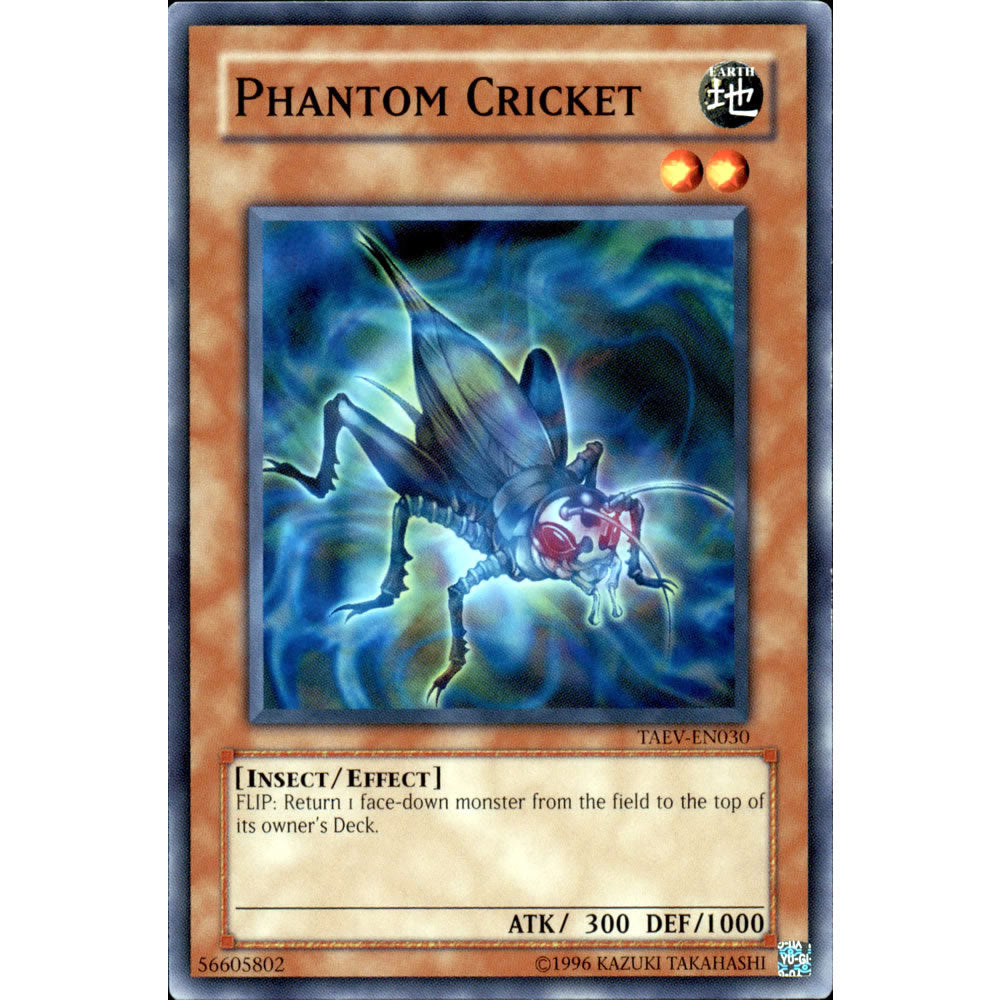 Phantom Cricket TAEV-EN030 Yu-Gi-Oh! Card from the Tactical Evolution Set