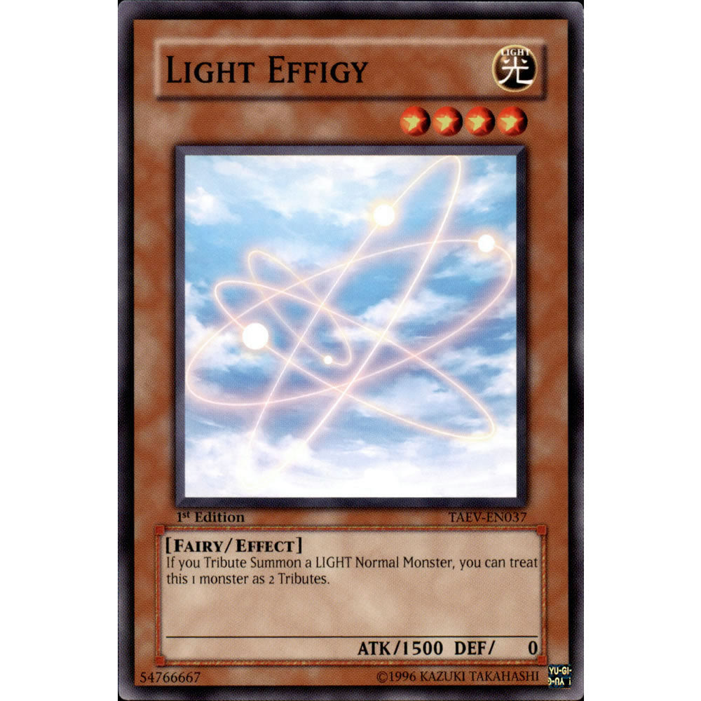 Light Effigy TAEV-EN037 Yu-Gi-Oh! Card from the Tactical Evolution Set