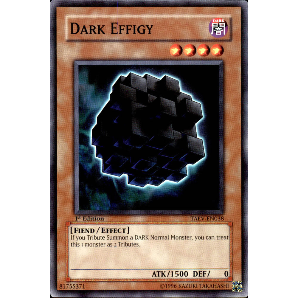 Dark Effigy TAEV-EN038 Yu-Gi-Oh! Card from the Tactical Evolution Set