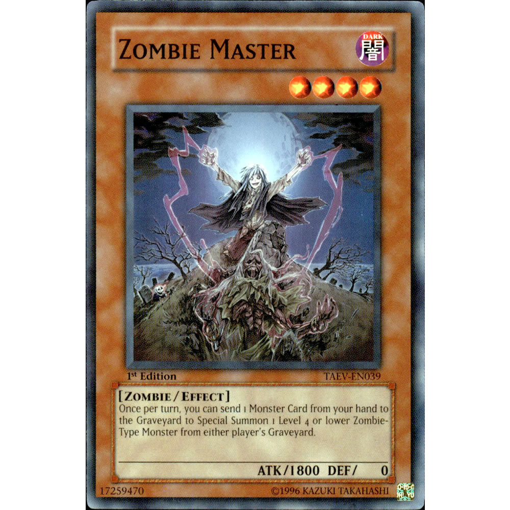 Zombie Master TAEV-EN039 Yu-Gi-Oh! Card from the Tactical Evolution Set