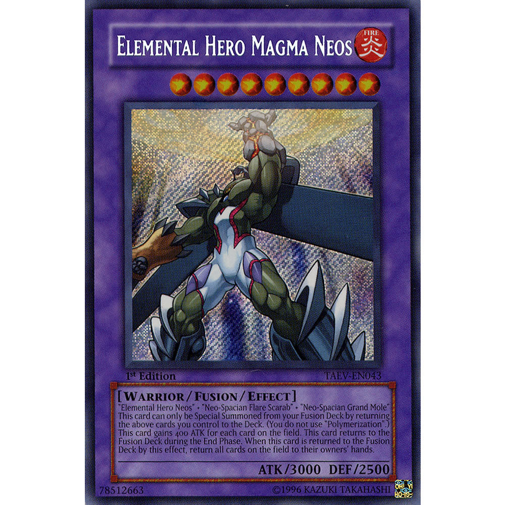 Elemental Hero Magma Neos TAEV-EN043 Yu-Gi-Oh! Card from the Tactical Evolution Set