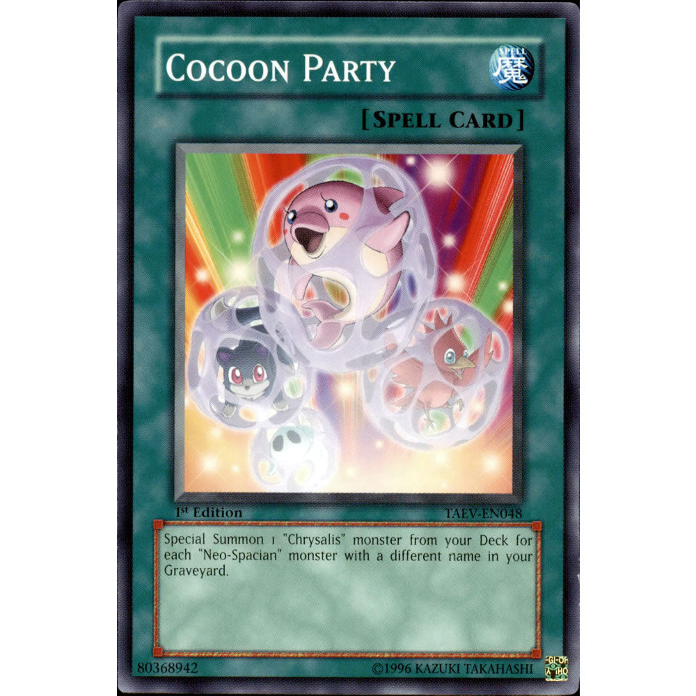 Cocoon Party TAEV-EN048 Yu-Gi-Oh! Card from the Tactical Evolution Set