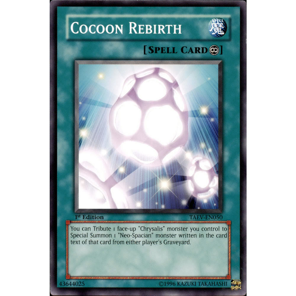 Cocoon Rebirth TAEV-EN050 Yu-Gi-Oh! Card from the Tactical Evolution Set