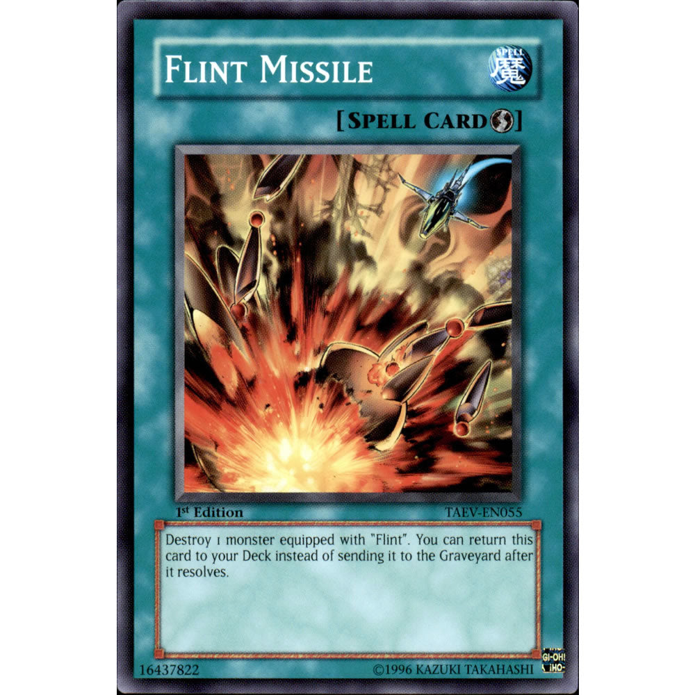 Flint Missile TAEV-EN055 Yu-Gi-Oh! Card from the Tactical Evolution Set