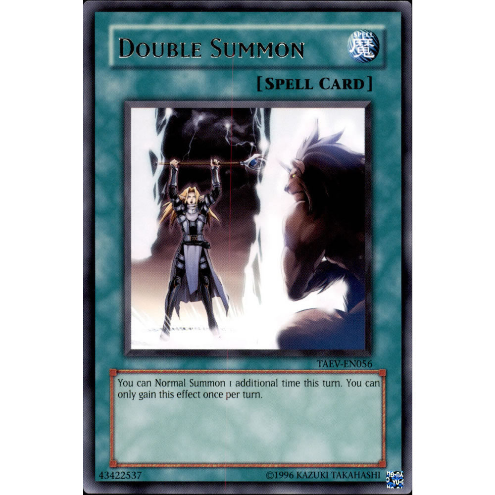 Double Summon TAEV-EN056 Yu-Gi-Oh! Card from the Tactical Evolution Set