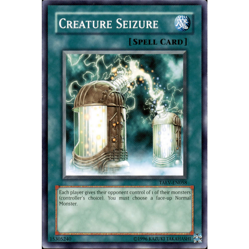 Creature Seizure TAEV-EN058 Yu-Gi-Oh! Card from the Tactical Evolution Set