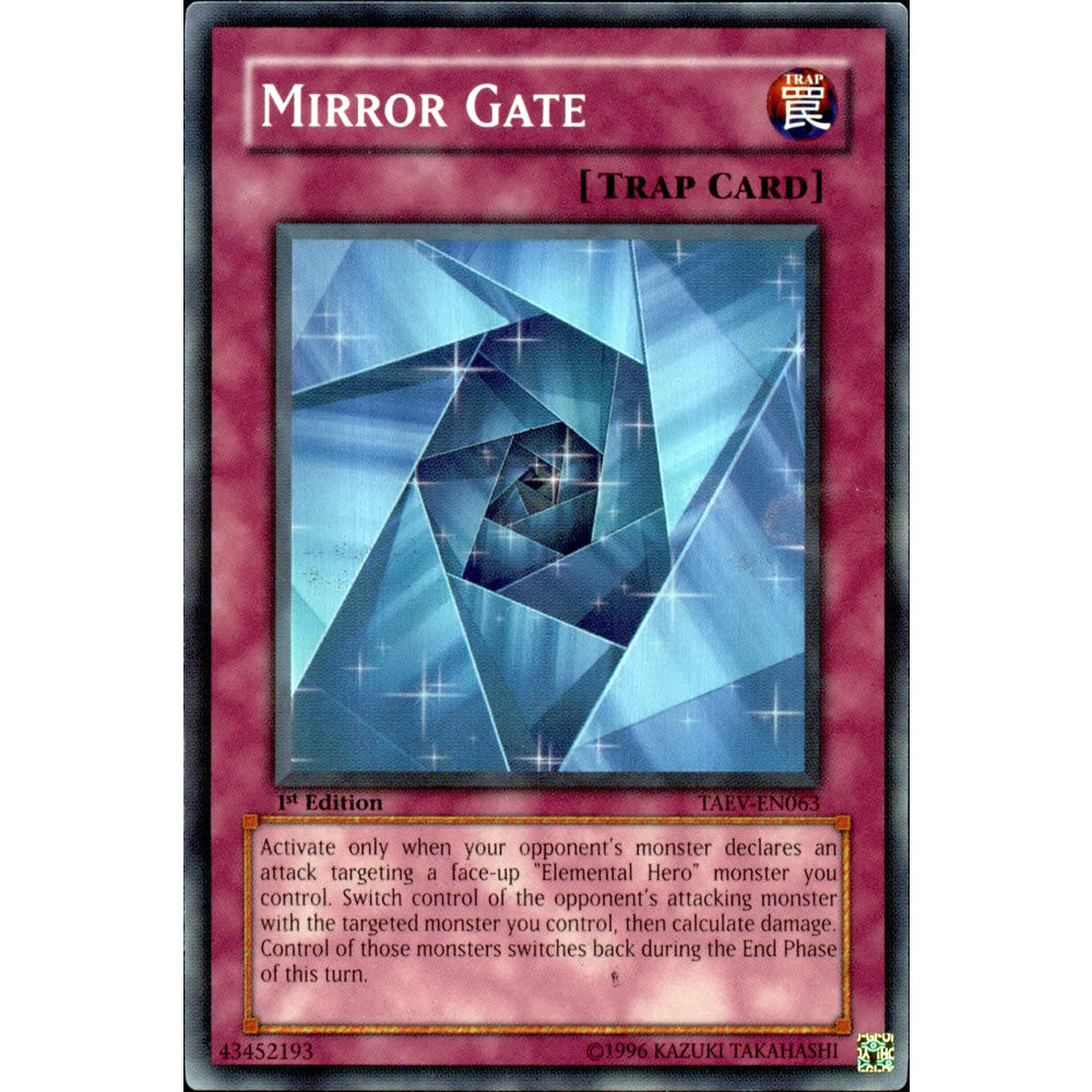 Mirror Gate TAEV-EN063 Yu-Gi-Oh! Card from the Tactical Evolution Set
