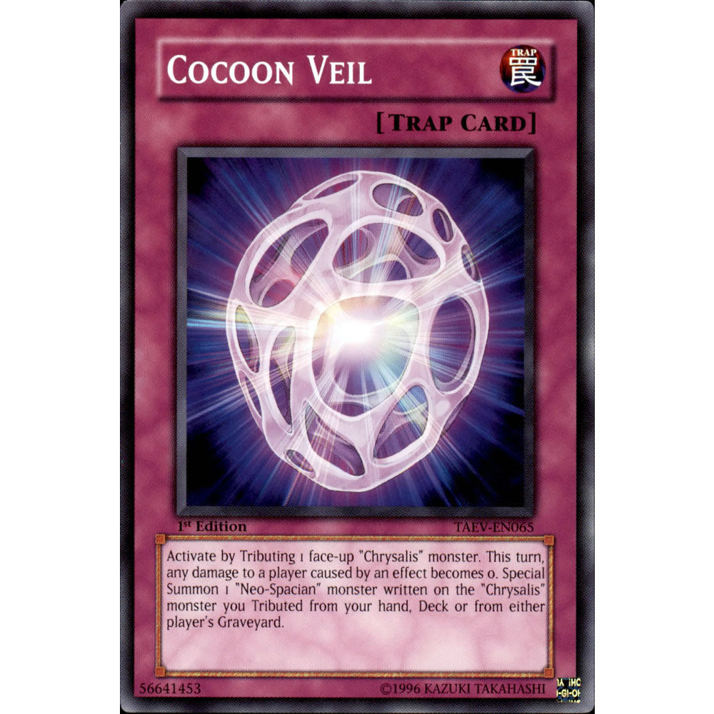 Cocoon Veil TAEV-EN065 Yu-Gi-Oh! Card from the Tactical Evolution Set